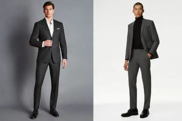 how to style a grey suit men