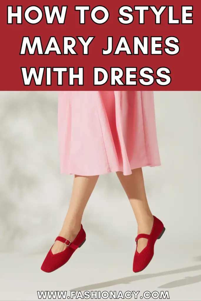 How to Style Mary Janes  With Dress