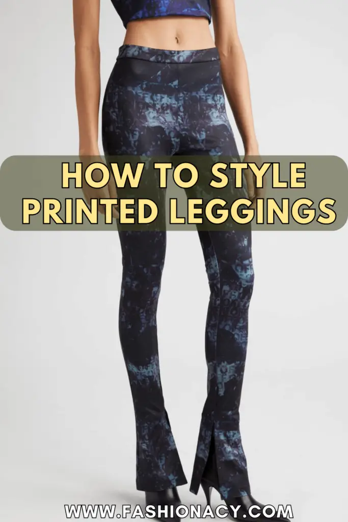 How to Style Printed Leggings