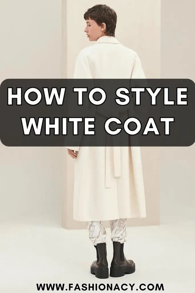 How to Style White Coat