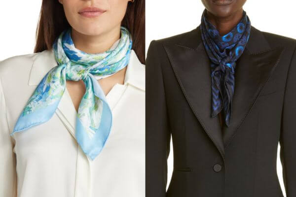 How to Wear a Silk Scarf