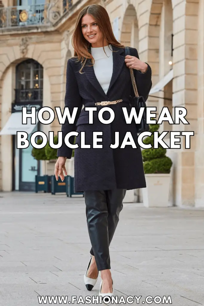 How to Wear Boucle Jacket