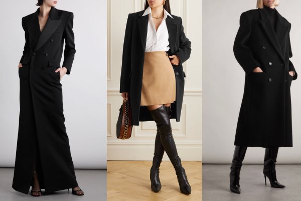 long black coat outfits winter classy
