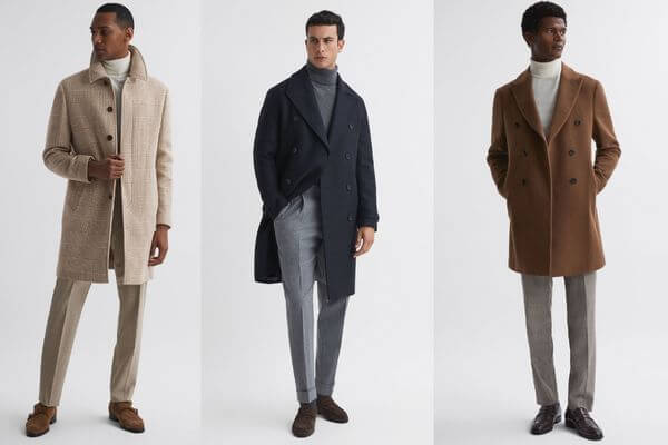 Men Wool Coat Outfits