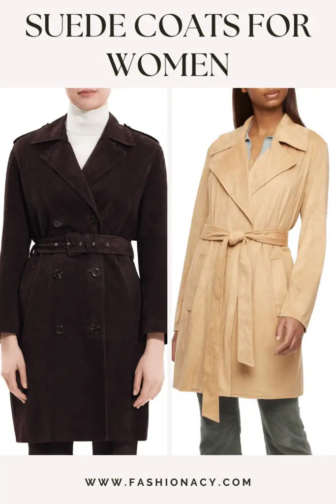 suede coats for women