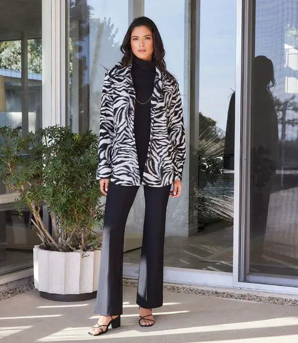 Zebra Jacket Street Style