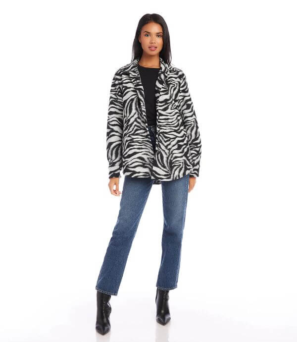 Zebra Print Jacket Outfit