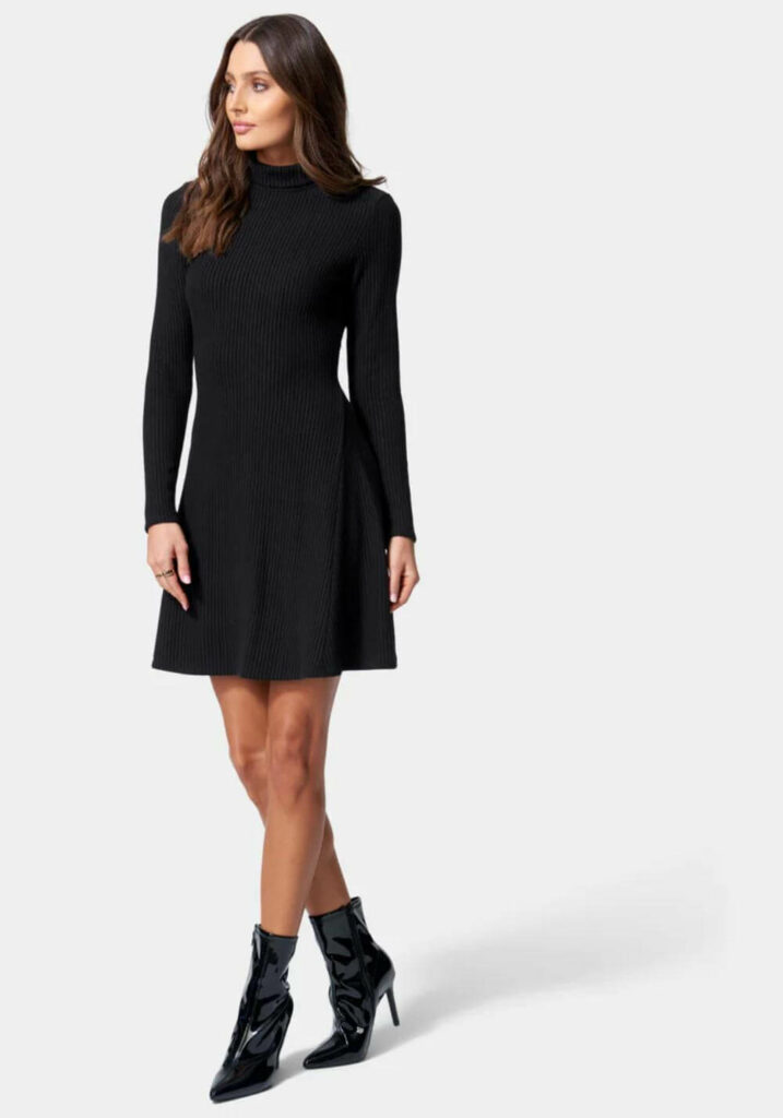 A-line Sweater Dress Outfit