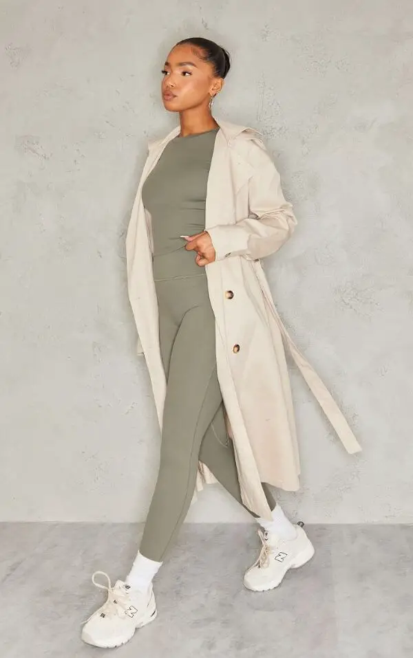 Beige Trench Coat Outfit Women