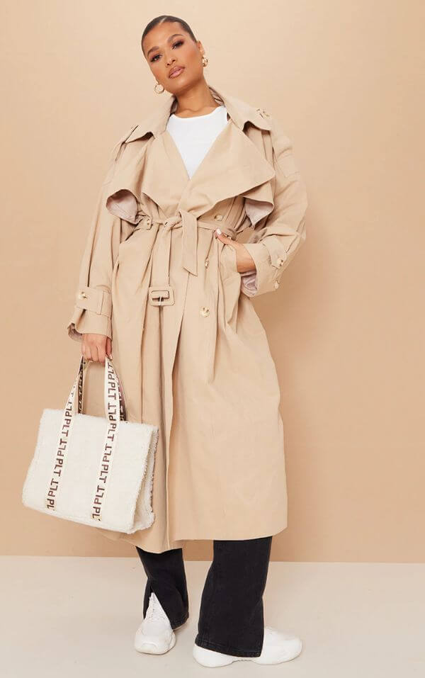 Beige Trench Coat Outfit