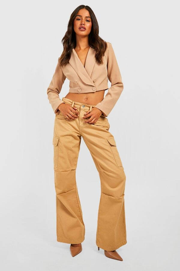 Cropped Blazer Outfit Street Style