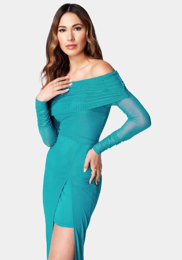Elegant Blue Gown Dress