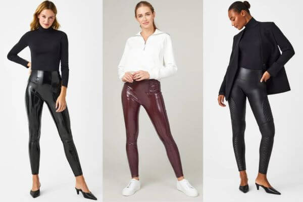 How to Style Faux Leather Leggings