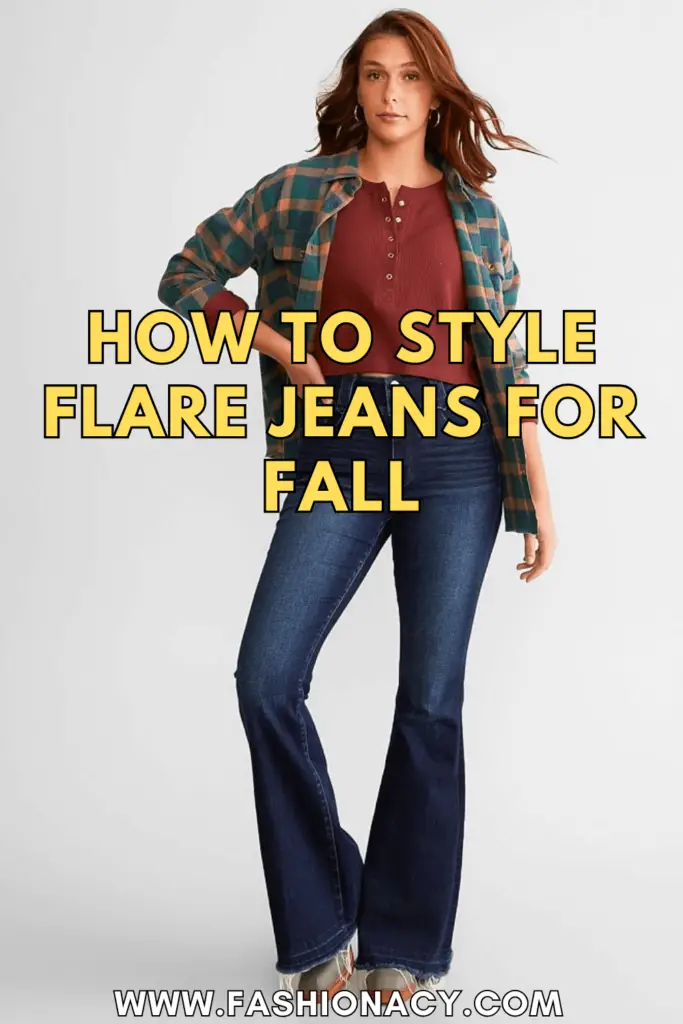 How to Style Flare Jeans For Fall