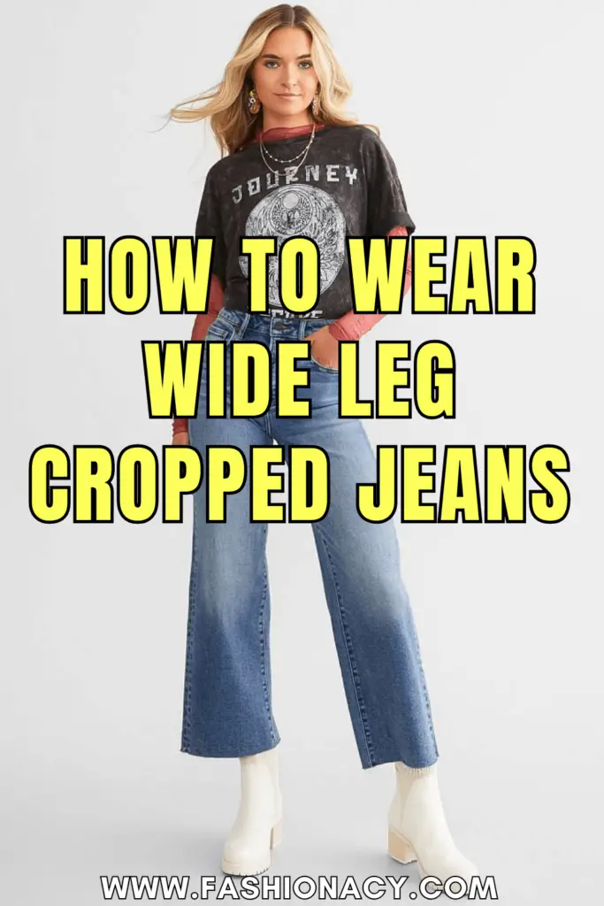 How to Wear Wide Leg Cropped Jeans