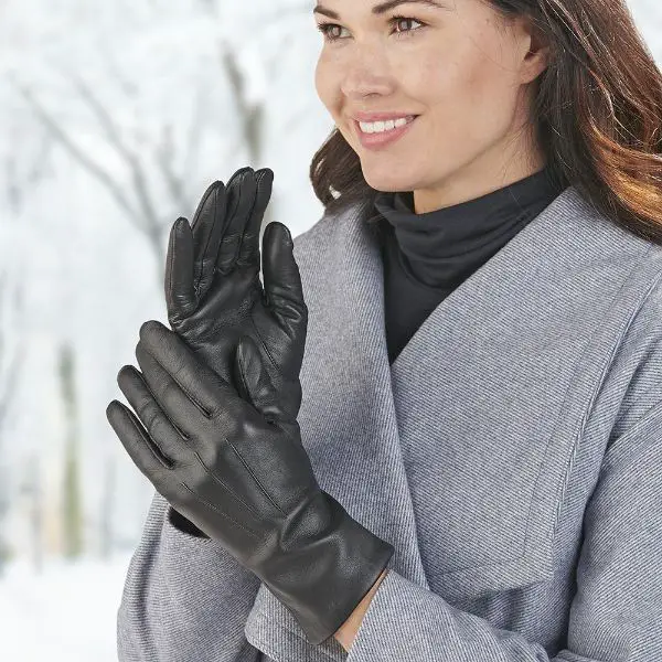 Lambskin Leather Gloves