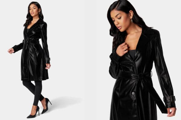 Leather Trench Coat