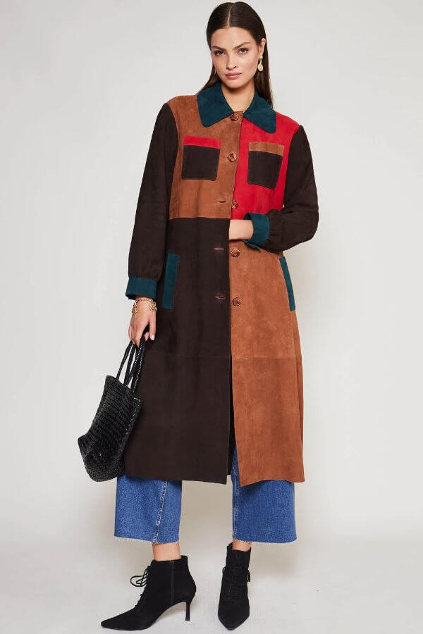 Patchwork Coat Fashion