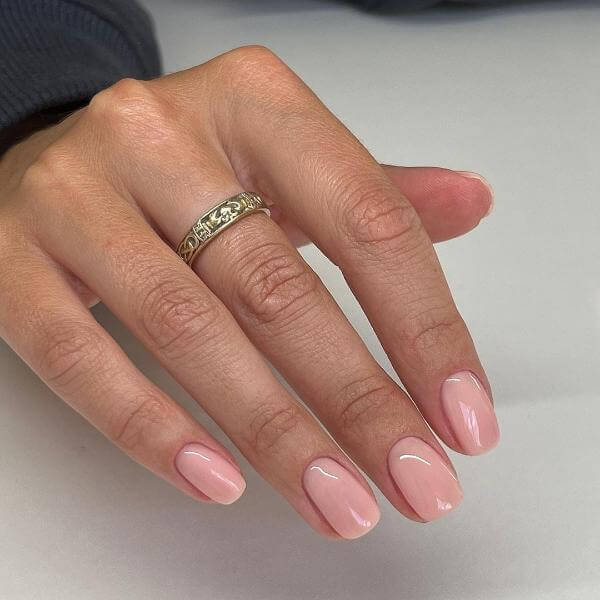 Pink Old Money Nails