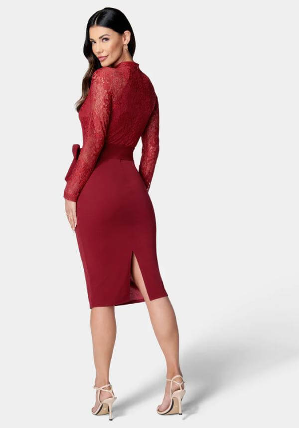 Red Pencil Dress