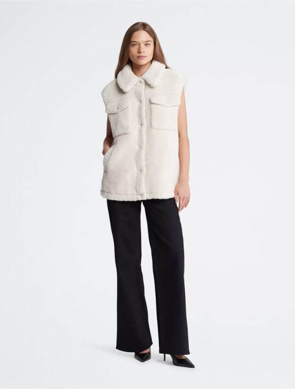 Sherpa Vest Outfit