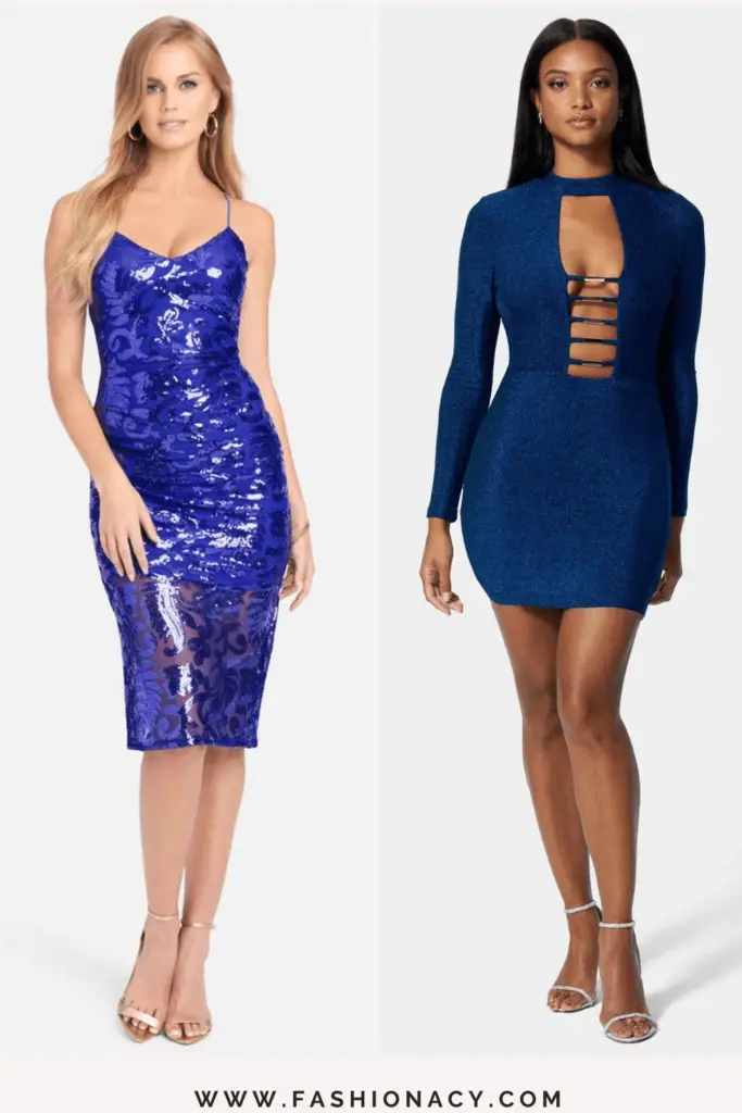 Blue Sparkle Dresses