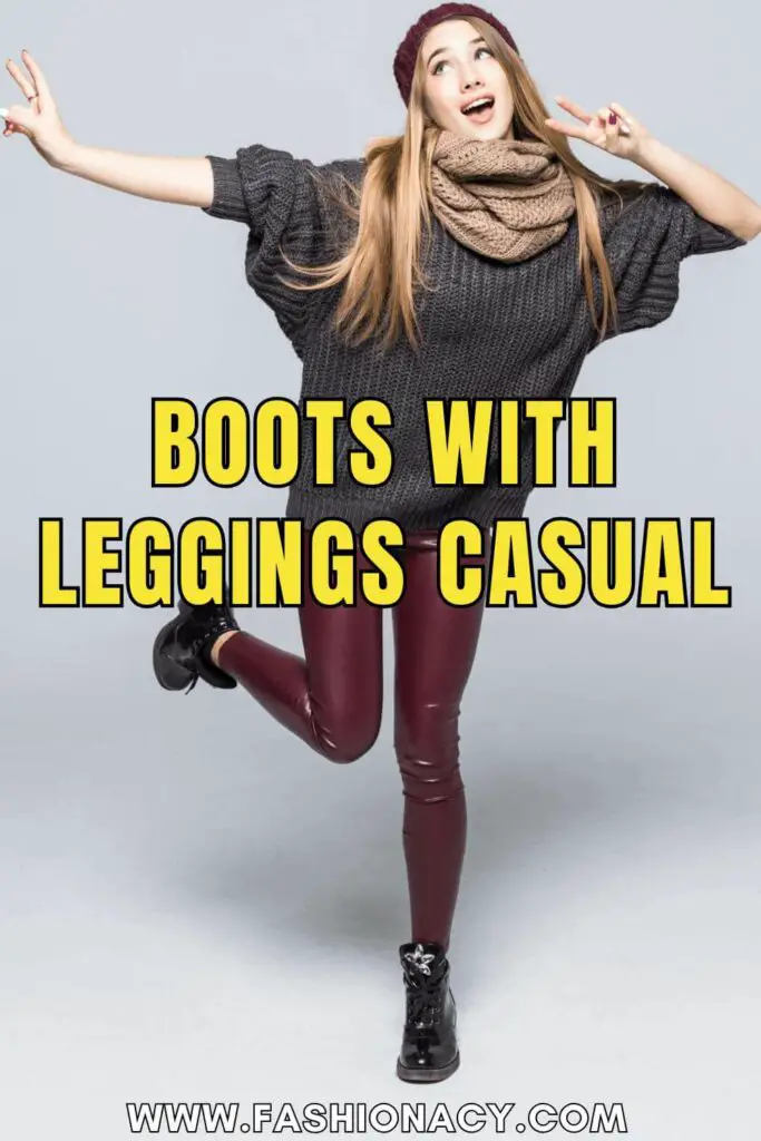 Boots With Leggings Casual