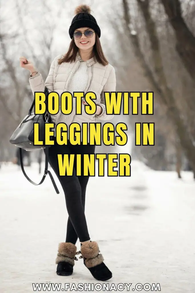 Boots With Leggings in Winter