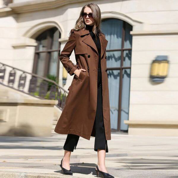 Brown Trench Coat Outfit Fall