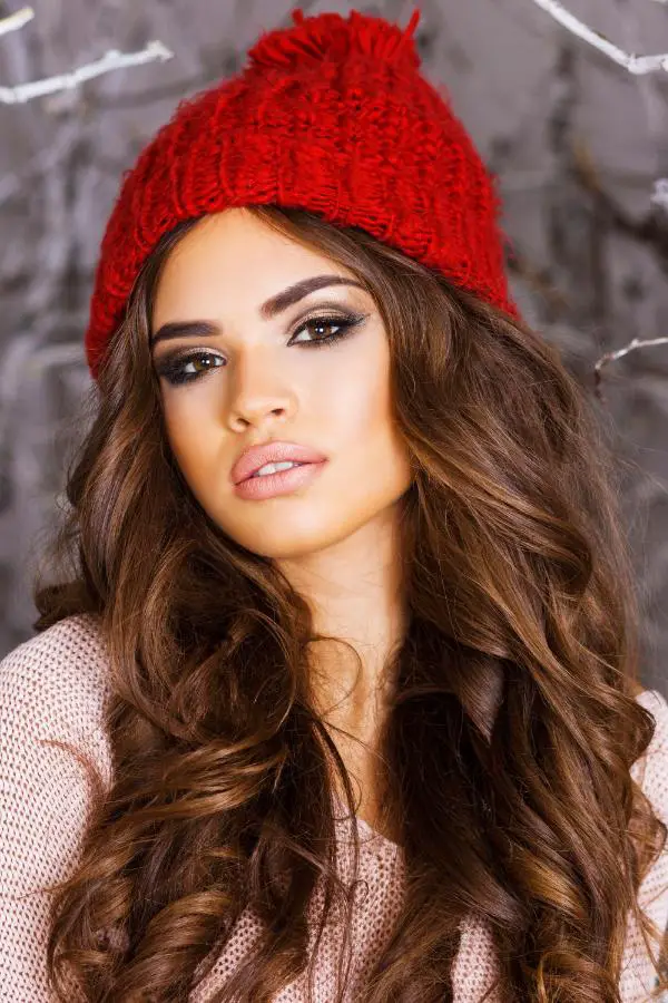 Cute Hairstyles With Beanies Long hair