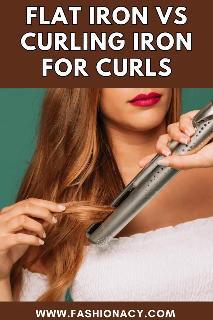 Flat Iron vs Curling Iron For Curls