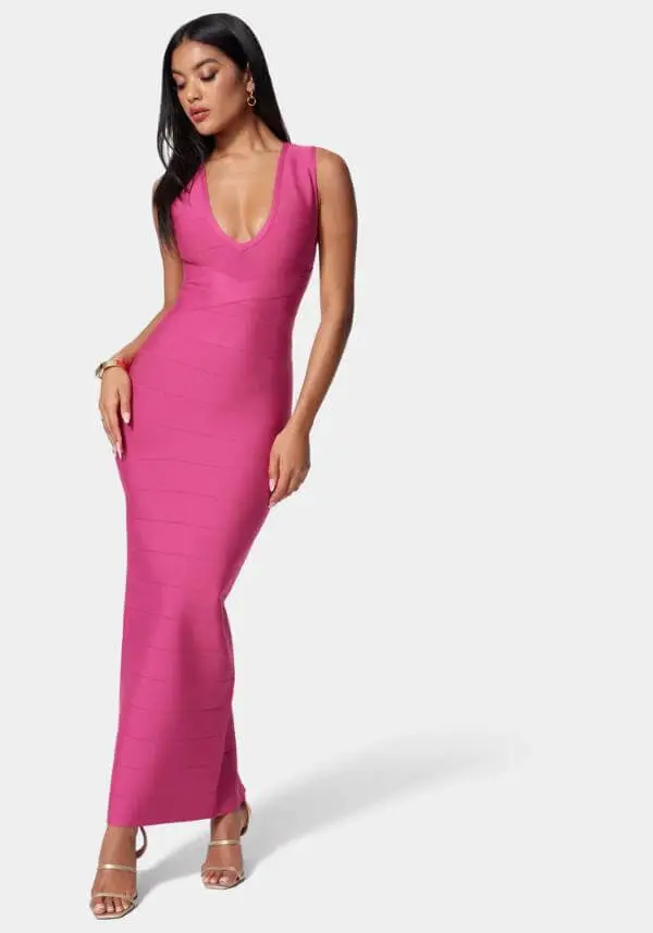 pink Bandage Gown