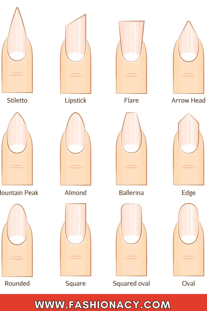 how to do different nail shapes