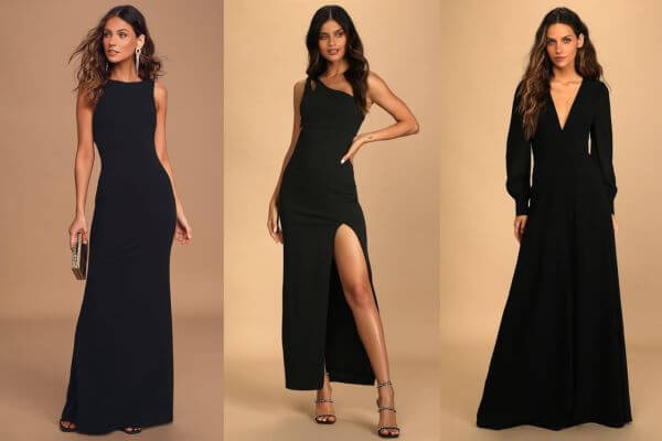 How to Style Black Maxi Dress