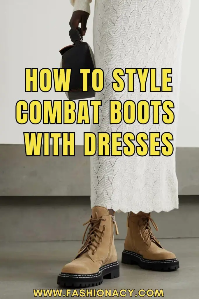 How to Style Combat Boots With Dresses
