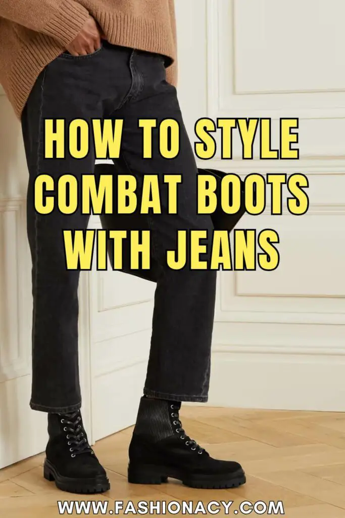 How to Style Combat Boots With Jeans