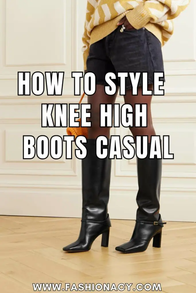 How to Style Knee High Boots Casual