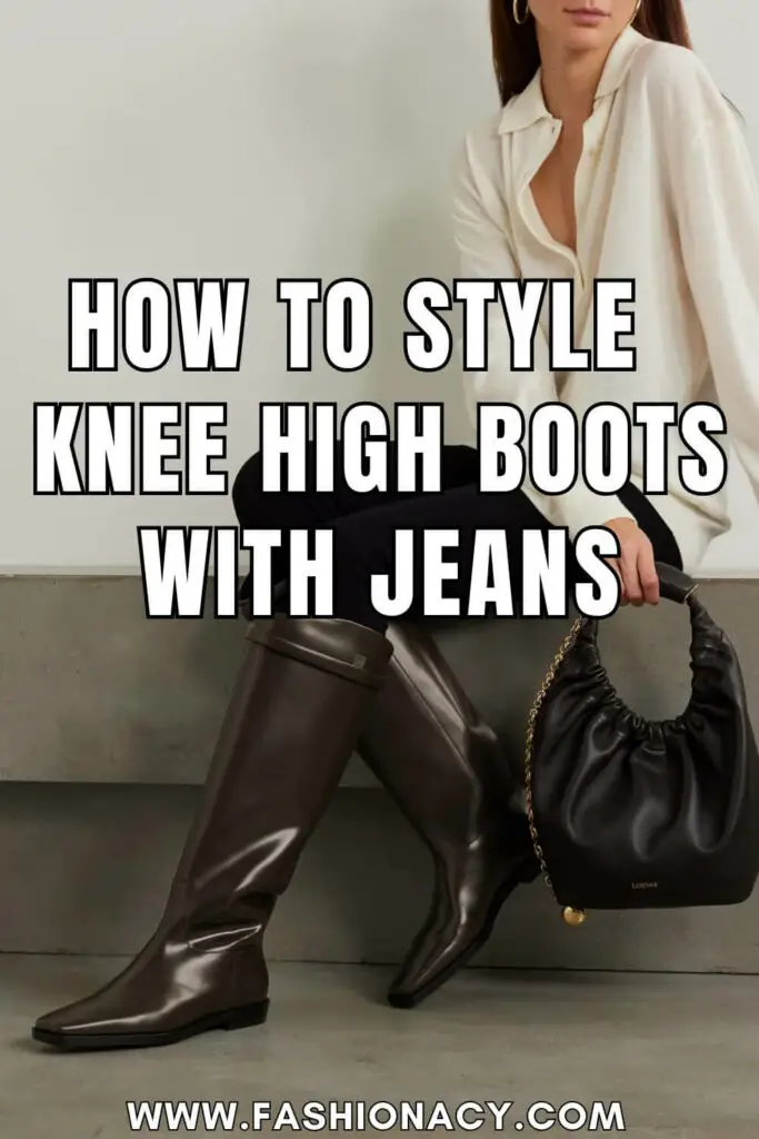How to Style Knee High Boots With Jeans