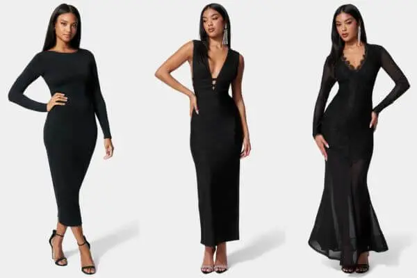 How to Style Long Black Dress