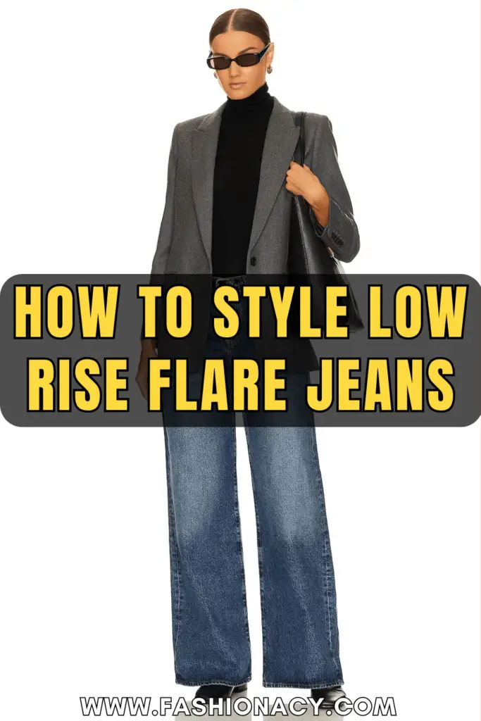 How to Style Low Rise Flare Jeans