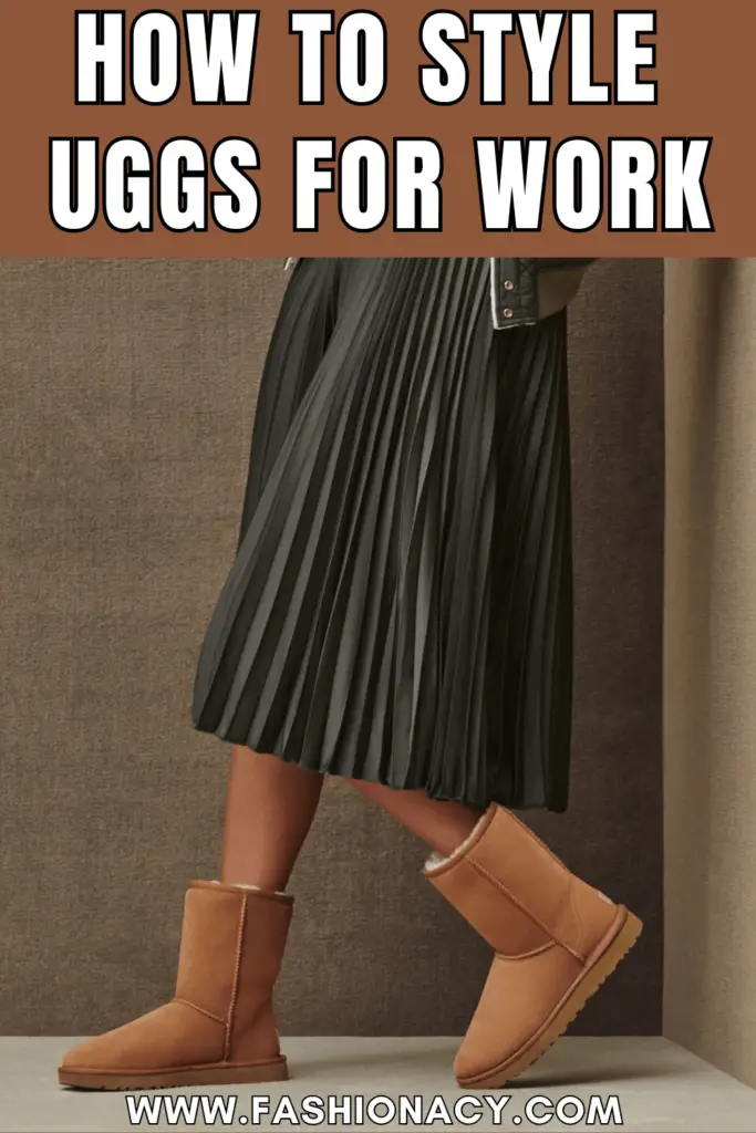 How to Style Uggs For Work
