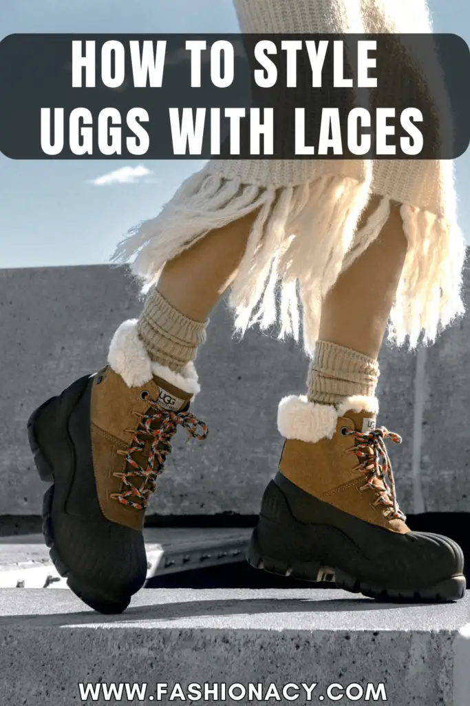 How to Style Uggs With Laces