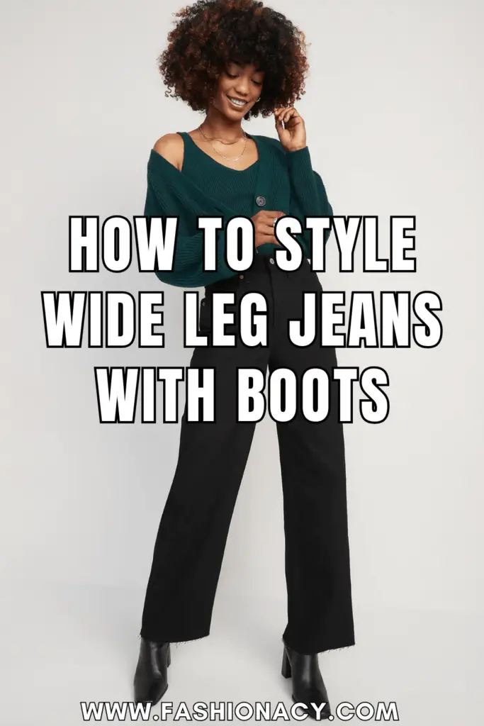 How to Style Wide Leg Jeans