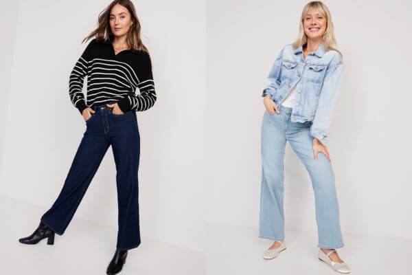 How to Style Wide Leg Jeans