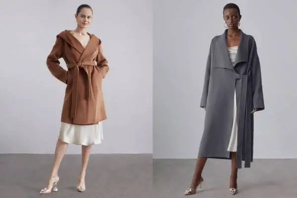 How to Wear a Wrap Coat
