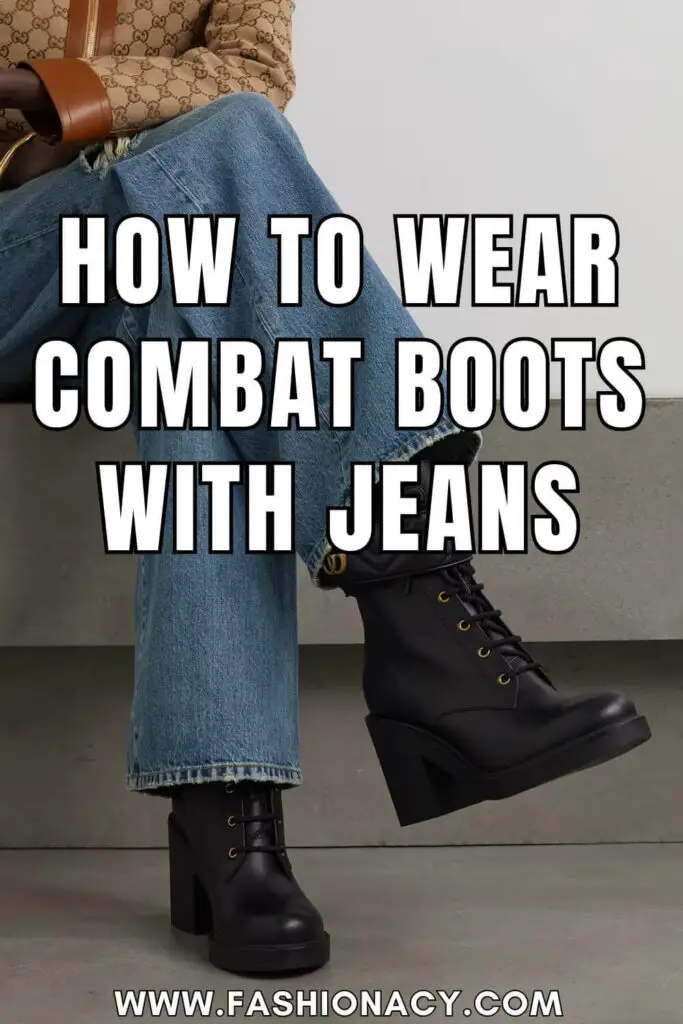 How to Wear Combat Boots With Jeans