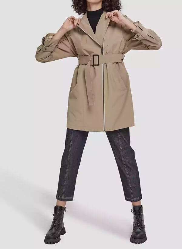 Khaki Trench Coat Outfit Fall