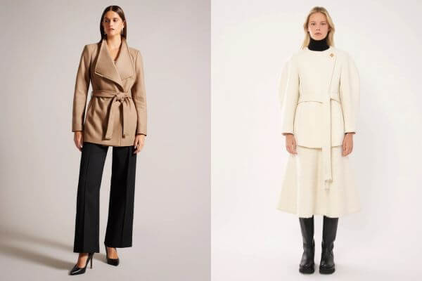 Short Wrap Coats For Women