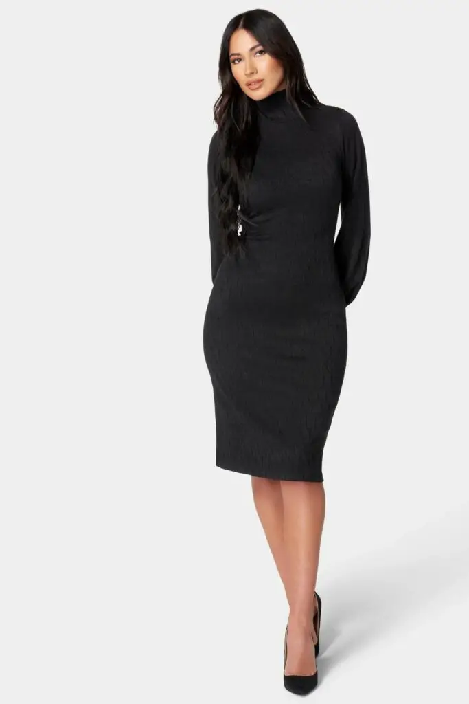 Turtleneck Sweater Dress Outfit