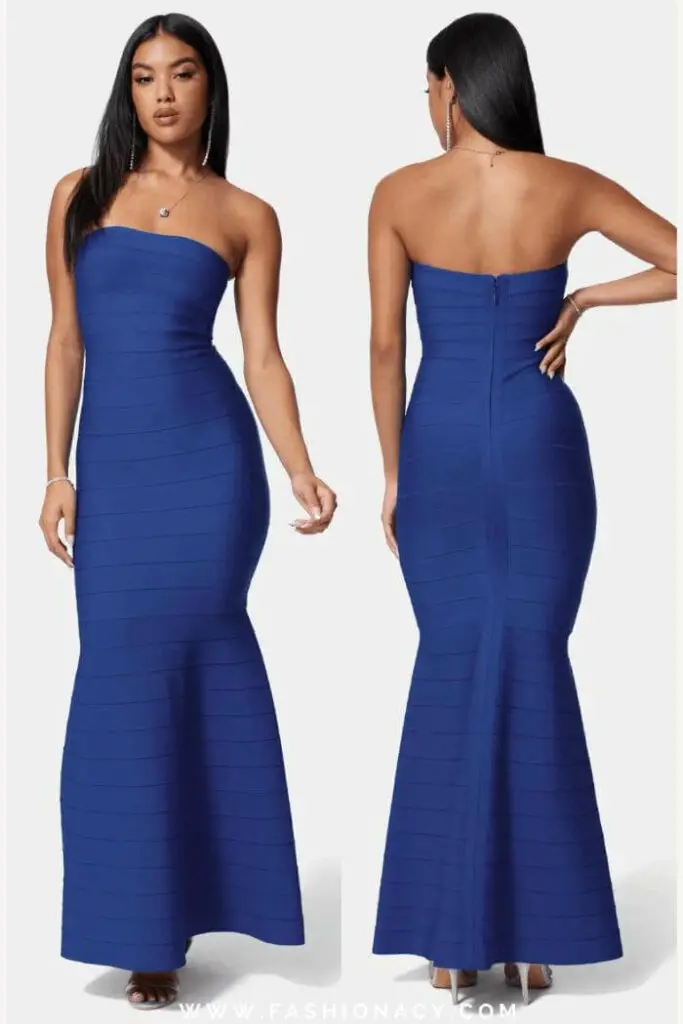 Backless Bodycon Maxi Dresses